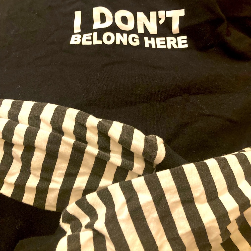 Worn twice four years ago never worn again. Black shirt dress for hottopic.